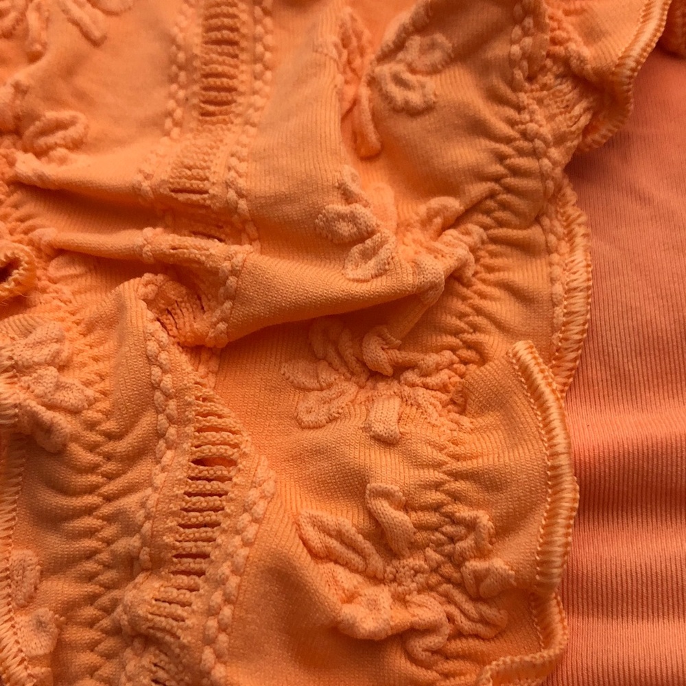 Aerie Orange Ruffle Bikini Bottom - Picture 3 of 7